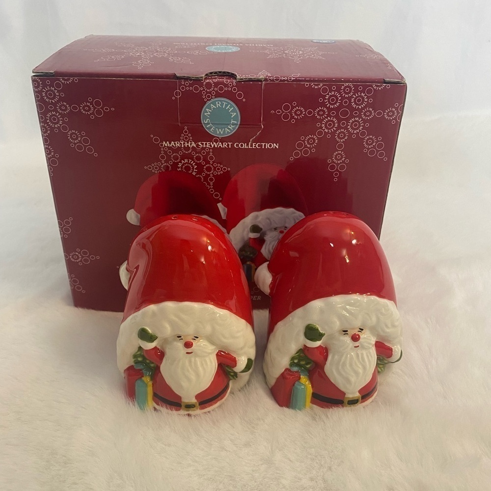 Martha Stewart collection santa salt and pepper
